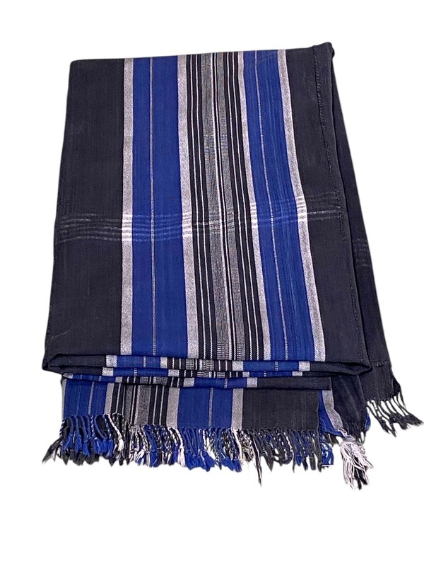 # 7313 Vintage Indigo Cloth – Mossi Tribe Burkina Faso 41″ by 68″