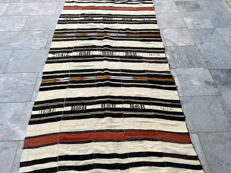 Vintage African Fulani Blanket Handmade Fulani Wedding Hanging Tent Mali 4x8 ft gallery