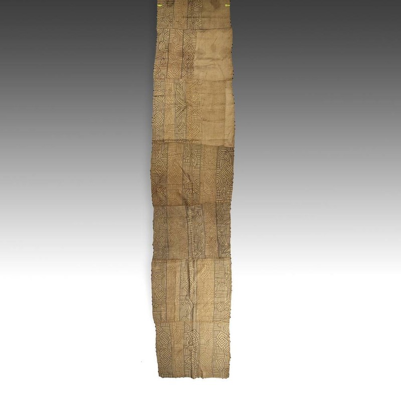 TCAKA DANCE SKIRT KUBA WOVEN RAFFIA DEMOCRATIC REPUBLIC CONGO CENTRAL AFRICA