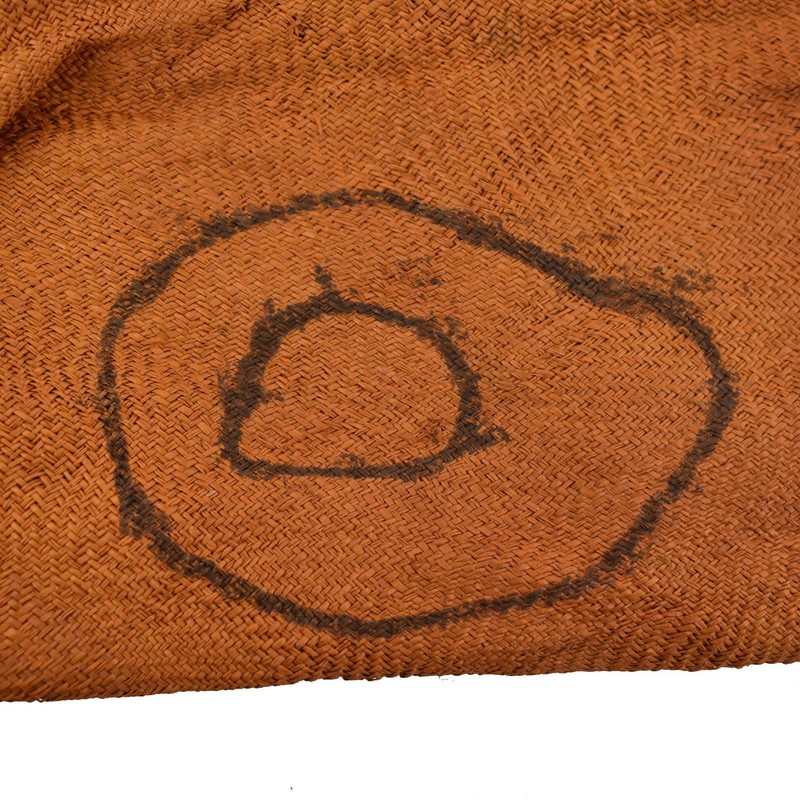 Dida Ceremonial Raffia Tie-Dye Textile Côte d'Ivoire 16x12 inch gallery