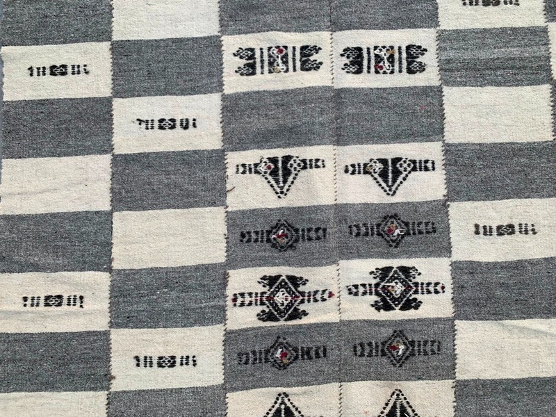 Vintage African Fulani Blanket Handmade Fulani Wedding Hanging Tent Mali 4x7 ft gallery