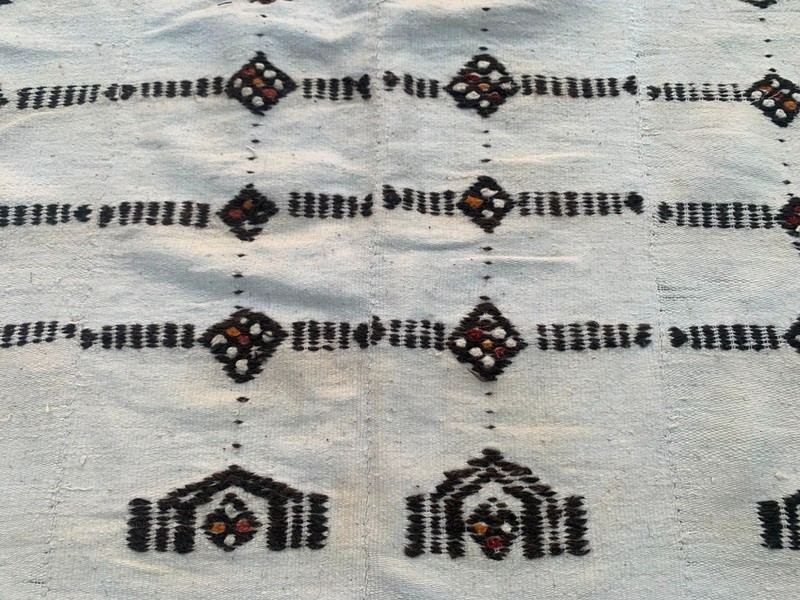 Vintage African Fulani Blanket Handmade Fulani Wedding Hanging Tent Mali 5x8 ft gallery