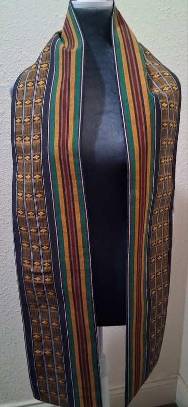 Scarf Original Kente Weave Fabric 36 Inch