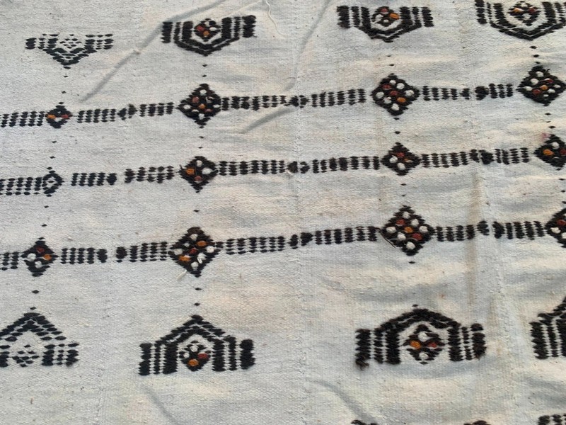 Vintage African Fulani Blanket Handmade Fulani Wedding Hanging Tent Mali 5x8 ft gallery