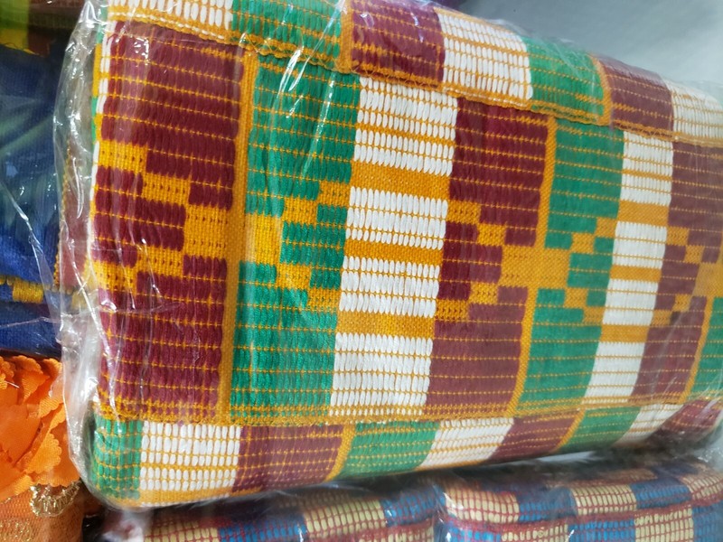 6yards Ghana Kente,original kente fabric ,traditional kente,handwoven gallery