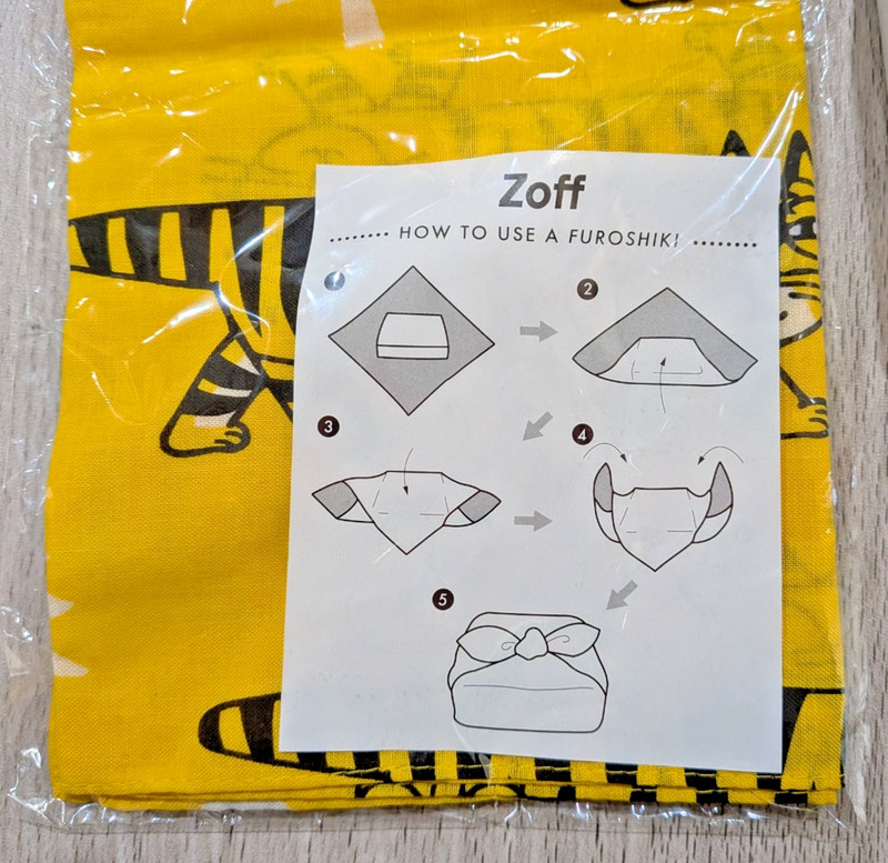 Rare 2x Lisa Larson Zoff Japan Collaboration Mikey Yellow Furoshiki bandana NEW gallery