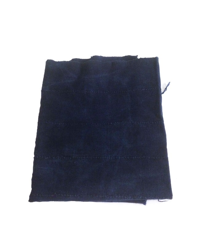 Vintage Indigo MUDCLOTH THROW Blanket -32"x 54-E gallery