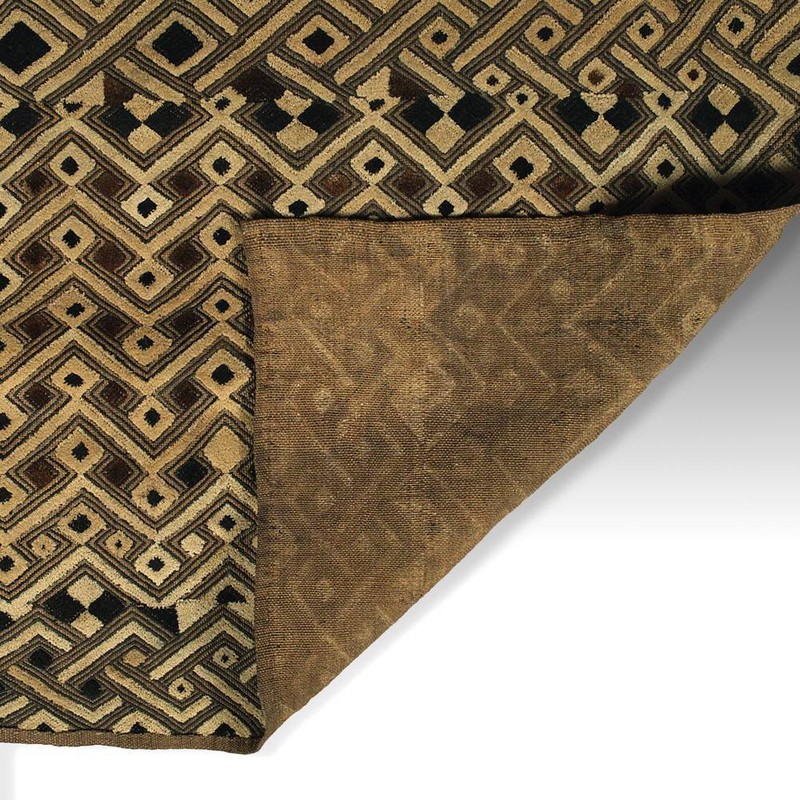 KUBA SHOOWA PRESTIGE PANEL CUT PILED RAFFIA D. R. OF CONGO CENTRAL AFRICA 20TH C gallery