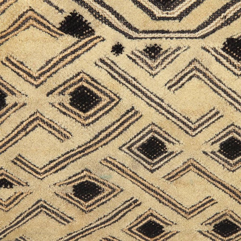 KUBA SHOOWA PRESTIGE PANEL CUT PILED RAFFIA D. R. OF CONGO CENTRAL AFRICA 20TH C gallery