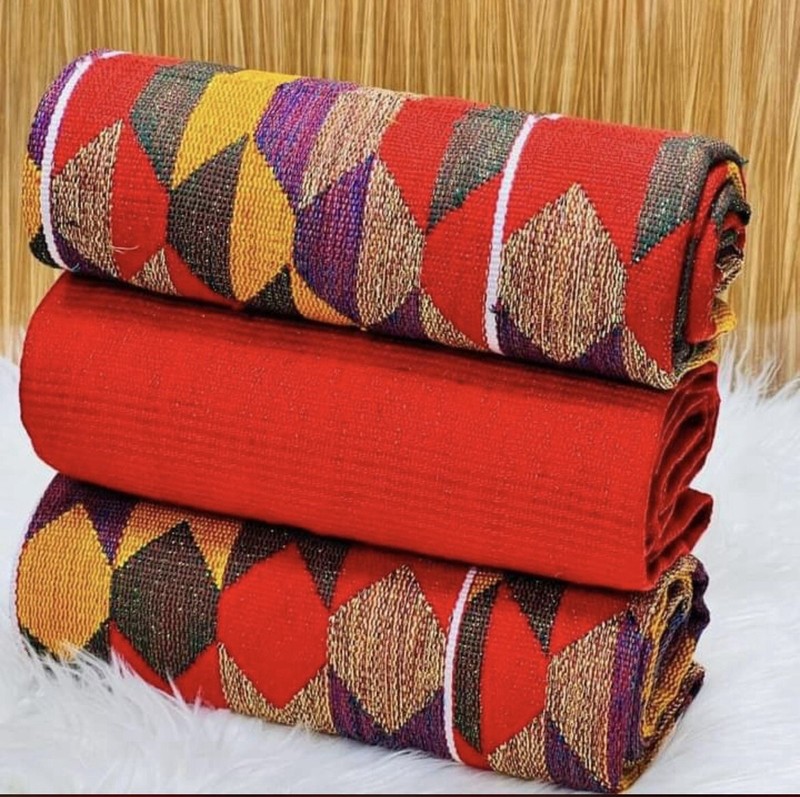Kente Handwoven Cloth Ashanti Kente Ghana Asante African Art Textiles 6 yards