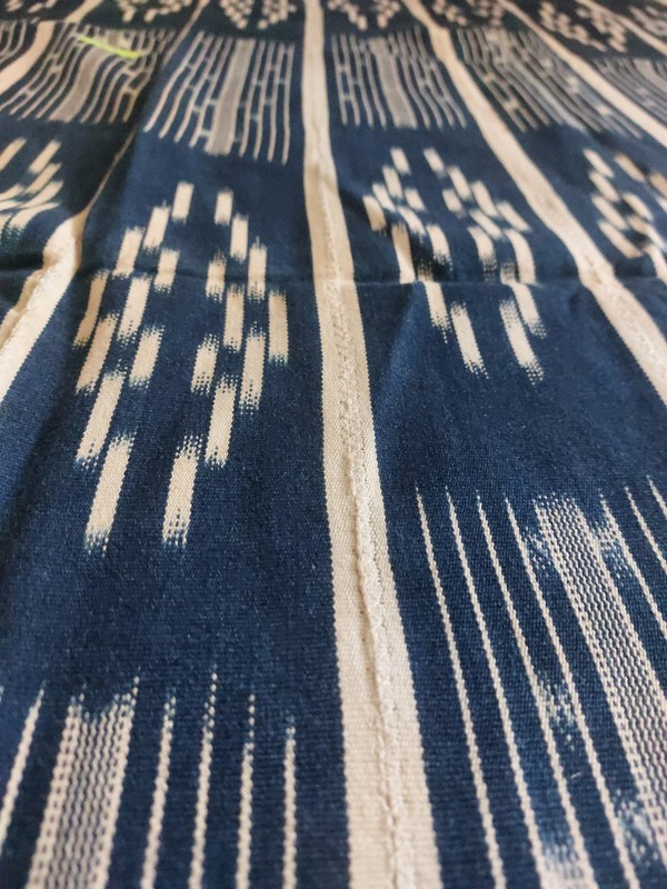 Vintage Baule ikat embroidered cloth from Cote d'Ivoire, West Africa - The Best gallery