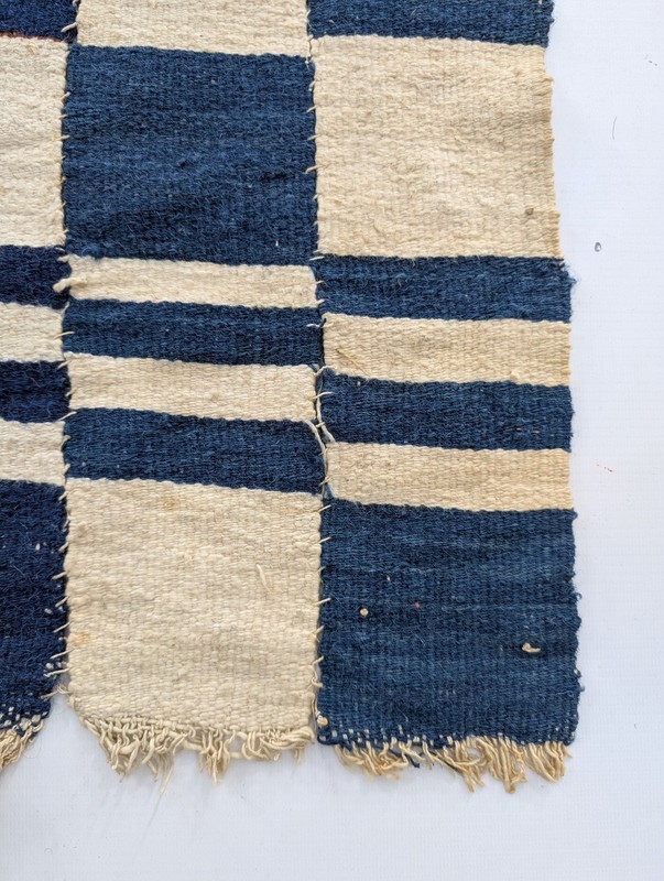 Vintage African Handwoven Fulani Arkilla Jenngo Malian Textile 164x52in gallery