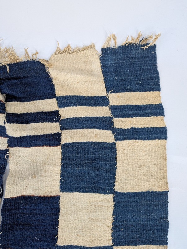 Vintage African Handwoven Fulani Arkilla Jenngo Malian Textile 164x52in gallery