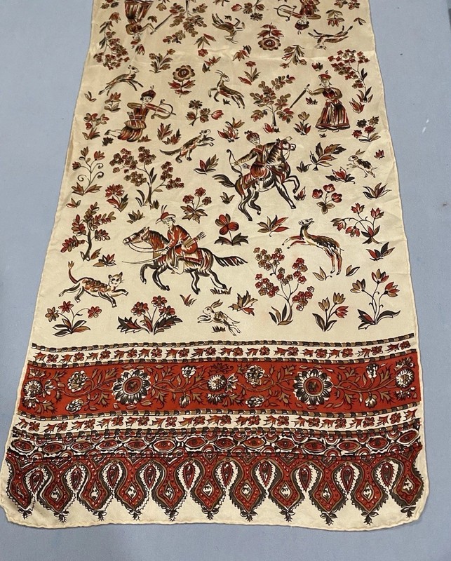 Kalamkari Ancient Indian Art Cotton Textiles Natural Dyes Using Bamboo Pen gallery