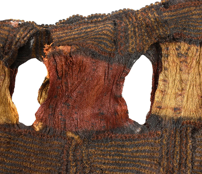 Dida Ceremonial Raffia Tie-Dye Textile Côte d'Ivoire 34x20 inch gallery