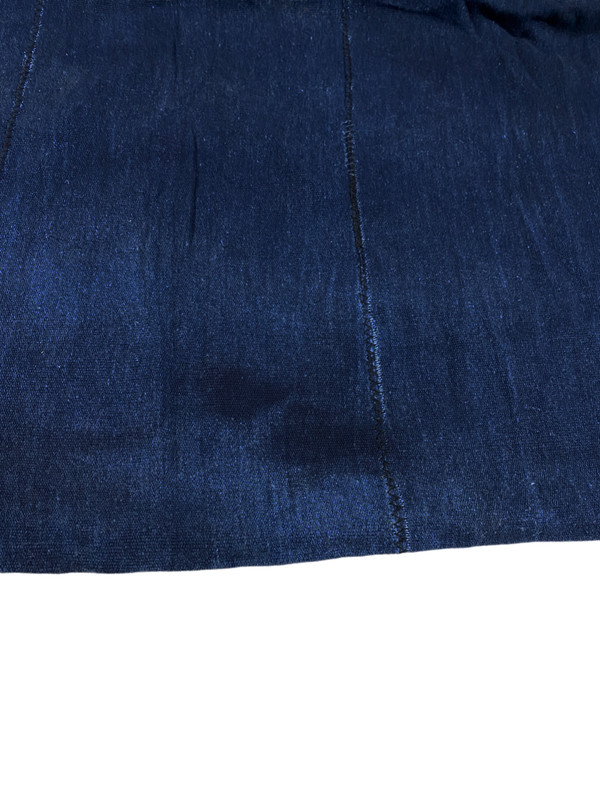 # 5101 Fine Plain Indigo Cloth - Mossi Tribe Burkina Faso 60 " H by 43" W gallery