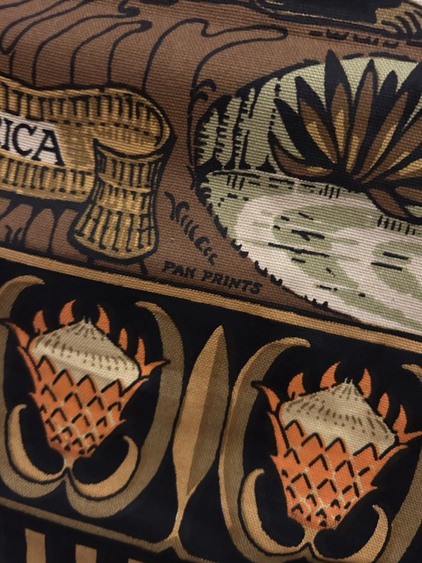 Africa Fabric Wall Hanging Pan Prints Animals Female Native Figure (boobies!) gallery