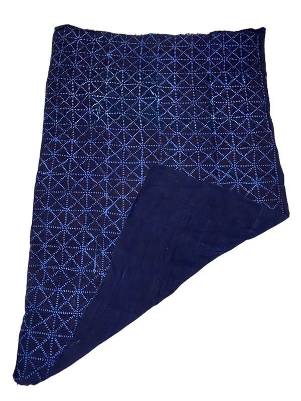 #5956 Fine Indigo Cloth - Mossi Tribe Burkina Faso 59" H by 40" W gallery