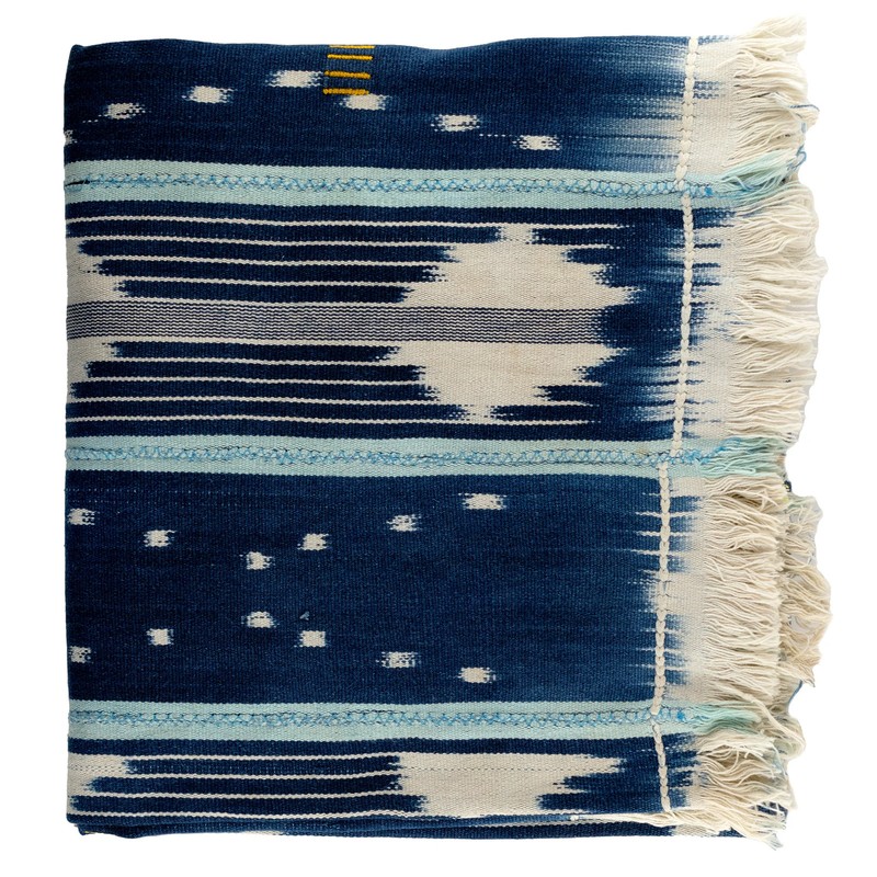 Turquoise & Blue West African Bondoukou Indigo Cloth Burkina Faso Cotton gallery
