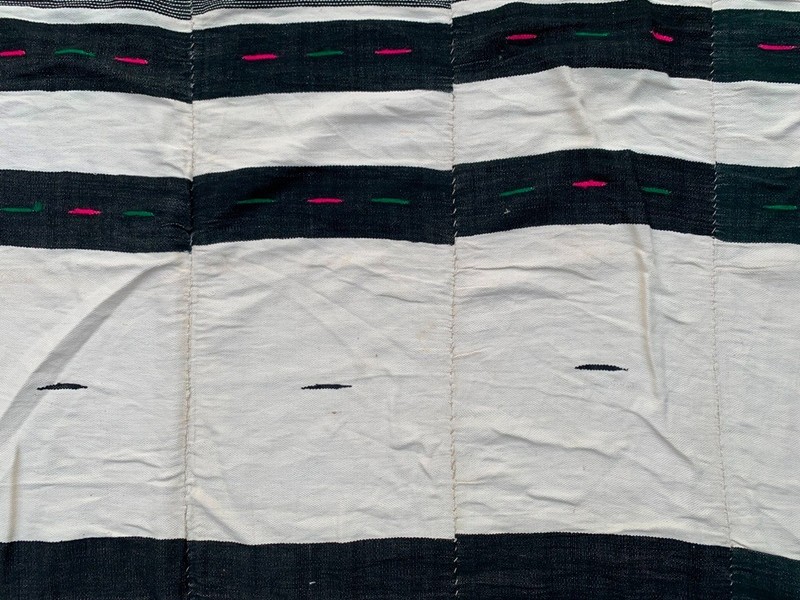 Vintage African Fulani Blanket Handmade Fulani Wedding Hanging Tent Mali 5x8 ft gallery