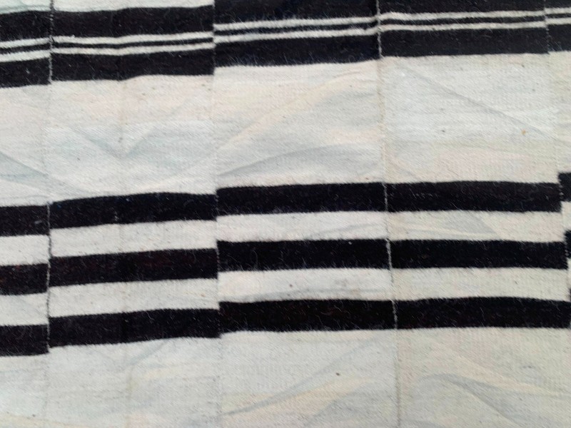 Vintage African Fulani Blanket Handmade Fulani Wedding Hanging Tent Mali 4x7 ft gallery