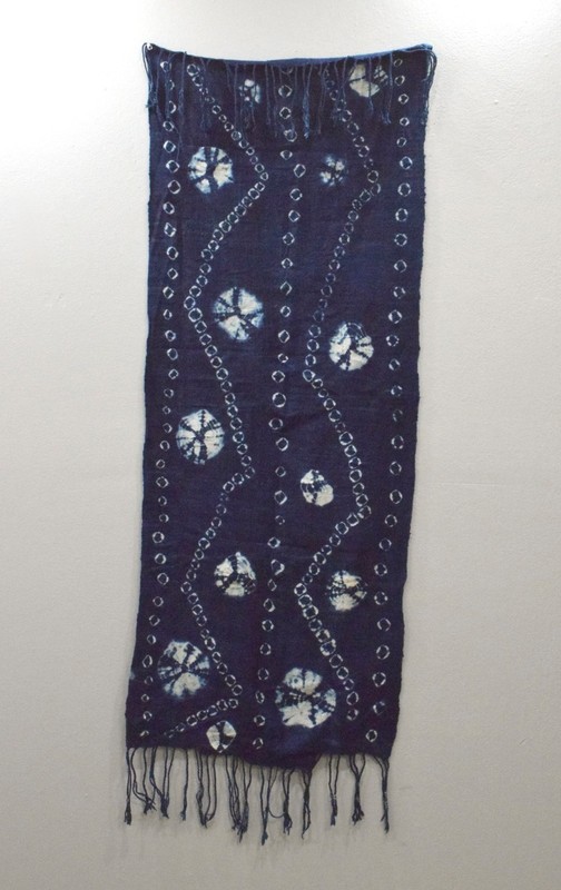 African Indigo Blue Handmade Design Ceremonial Indigo Cloth Mali gallery
