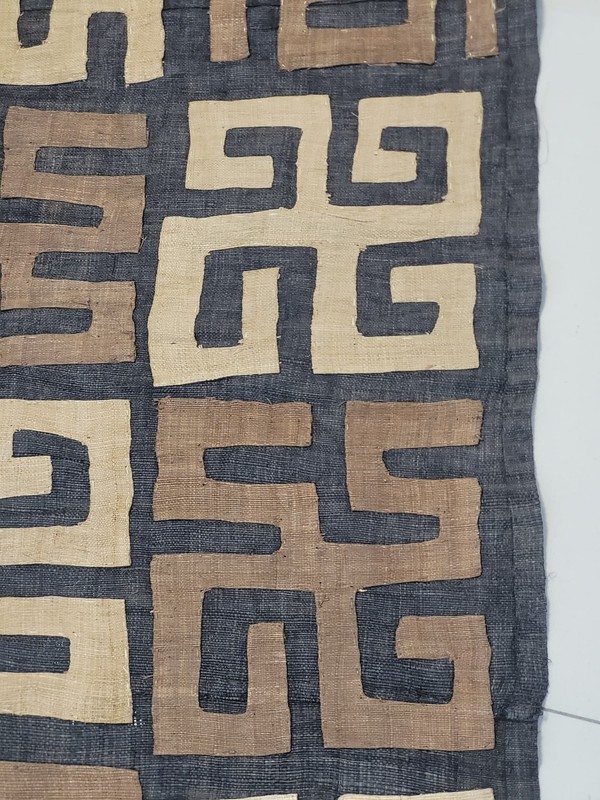 Unique Colorful Kuba Raffia Fabric From D. R. Congo, African Art gallery