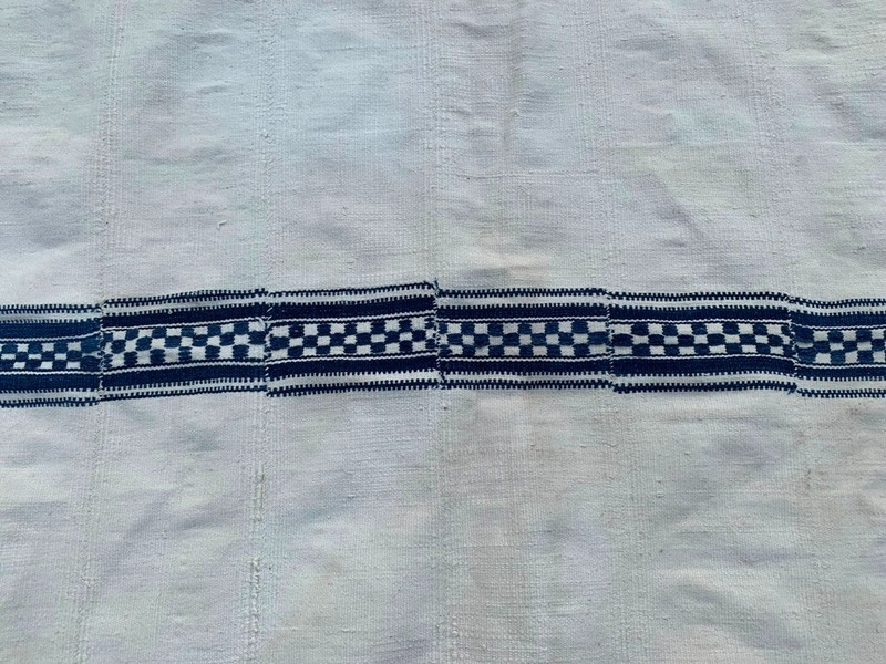 Vintage African Fulani Blanket Handmade Fulani Wedding Hanging Tent Mali 4x7 ft gallery