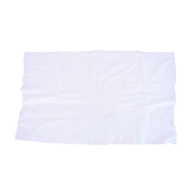 White Mudcloth Textile Mali 63x37 Inch gallery