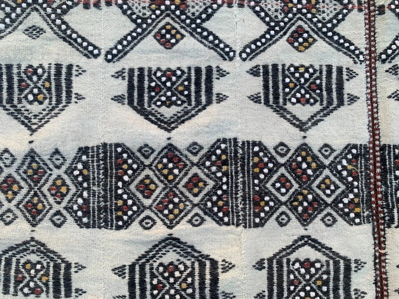 Vintage African Fulani Blanket Handmade Fulani Wedding Hanging Tent Mali 5x7 ft gallery