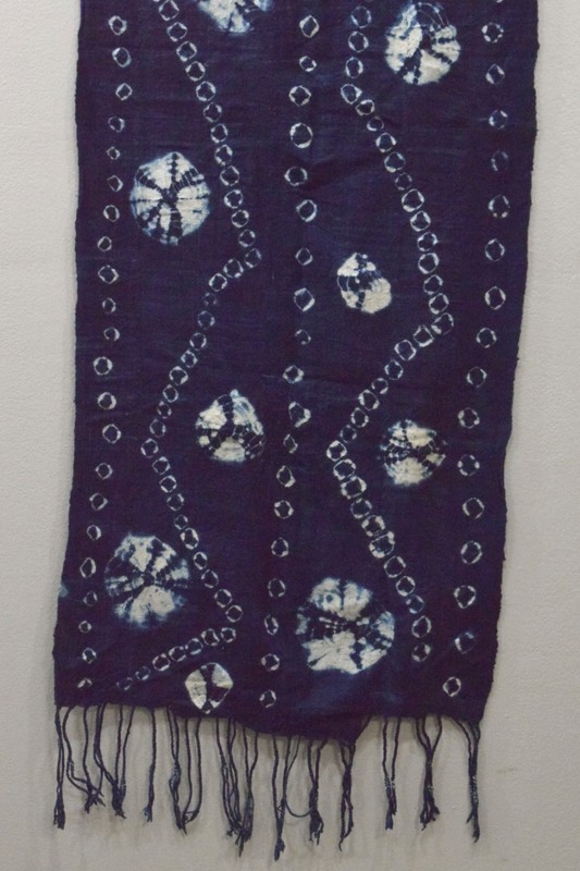 African Indigo Blue Handmade Design Ceremonial Indigo Cloth Mali gallery