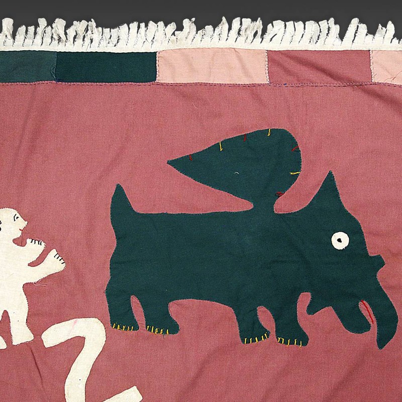 FRANKAA ASAFO MILITARY WARRIOR FLAG COTTON APPLIQUE FANTE GHANA WEST AFRICA gallery