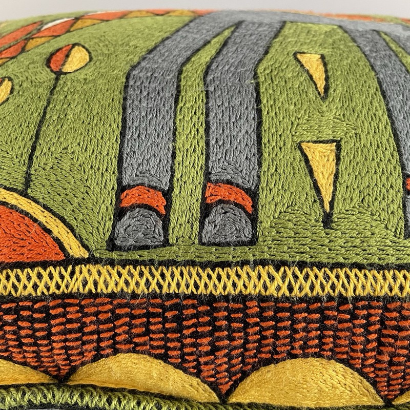 Kaross Embroidered Pillow Giraffe South Africa gallery