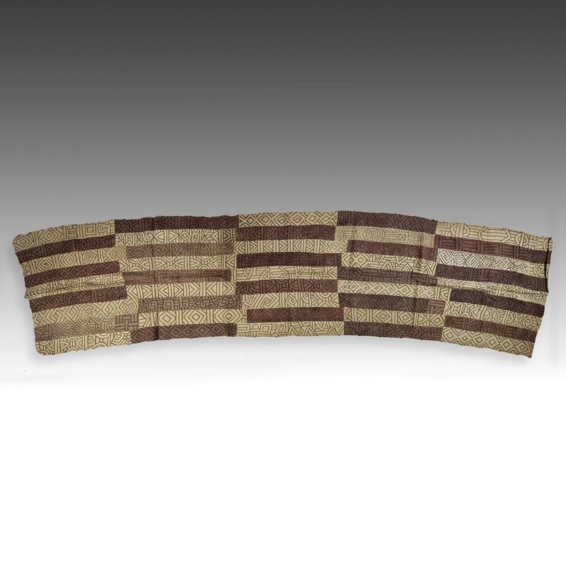 TCAKA DANCE SKIRT KUBA WOVEN RAFFIA DEMOCRATIC REPUBLIC CONGO CENTRAL AFRICA