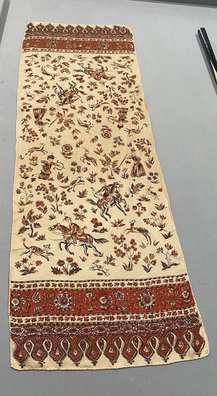 Kalamkari Ancient Indian Art Cotton Textiles Natural Dyes Using Bamboo Pen