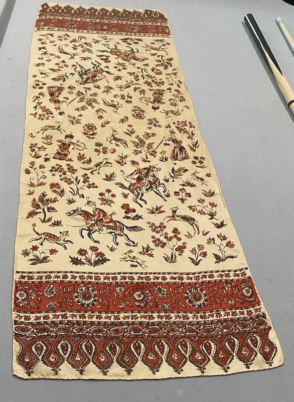 Kalamkari Ancient Indian Art Cotton Textiles Natural Dyes Using Bamboo Pen gallery
