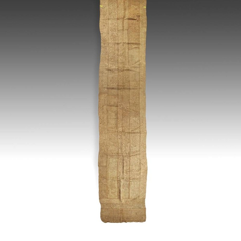 TCAKA DANCE SKIRT KUBA WOVEN RAFFIA DEMOCRATIC REPUBLIC CONGO CENTRAL AFRICA