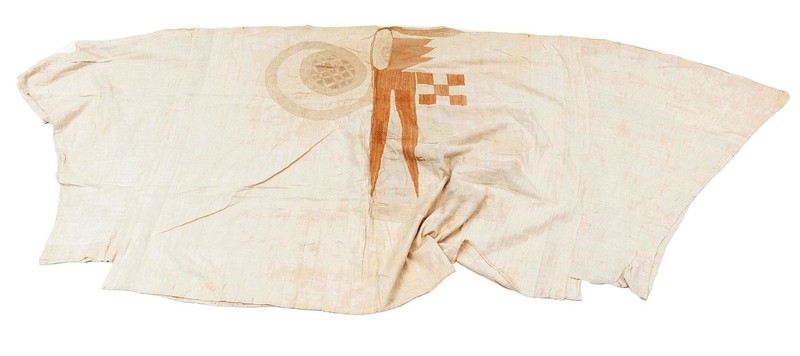 old, early 20th C outer robe Awosoke of Agbada, Hausa Riga, Boubou, 10.5ft 320cm gallery