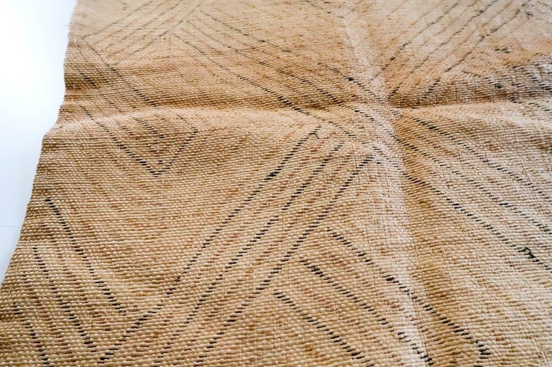 NEW Vintage African Kuba Shoowa Cloth Raffia Textile Panel 25x26 Kasai Velvet 03 gallery