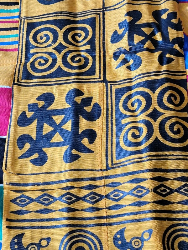 New African Kente Cloth Ghana handwoven textile Art Home decor 6 feet × 10 feet gallery
