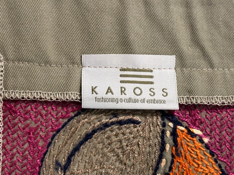 Lion Kaross South African Art Embroidered Placemat Tapestry NEW runner gallery