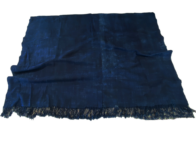 # 5146 Fine Plain Indigo Cloth - Mossi Tribe Burkina Faso 67" by 42" gallery