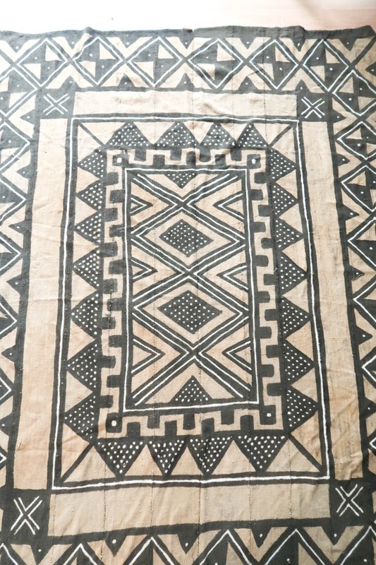 Large Vintage Tapa Bark Cloth Panel - Fiji Masi Tonga Ngatu Polynesian 90"x51" gallery