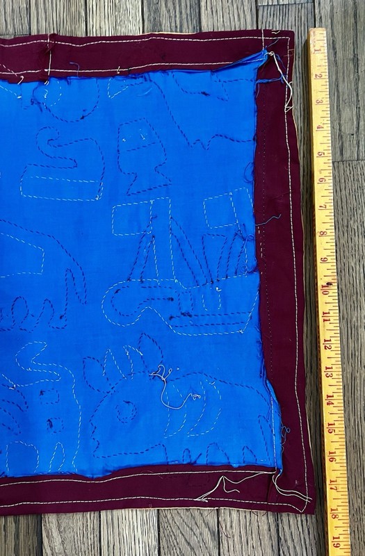 Vintage Dahomey Benin Story Applique Textile Handmade Benin West Africa Mola gallery
