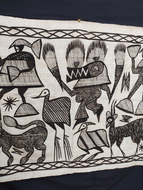 Authentic Vintage Korhogo Mud Cloth Côte d’Ivoire Handcrafted Tribal African gallery