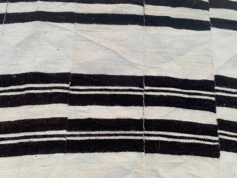 Vintage African Fulani Blanket Handmade Fulani Wedding Hanging Tent Mali 4x7 ft gallery
