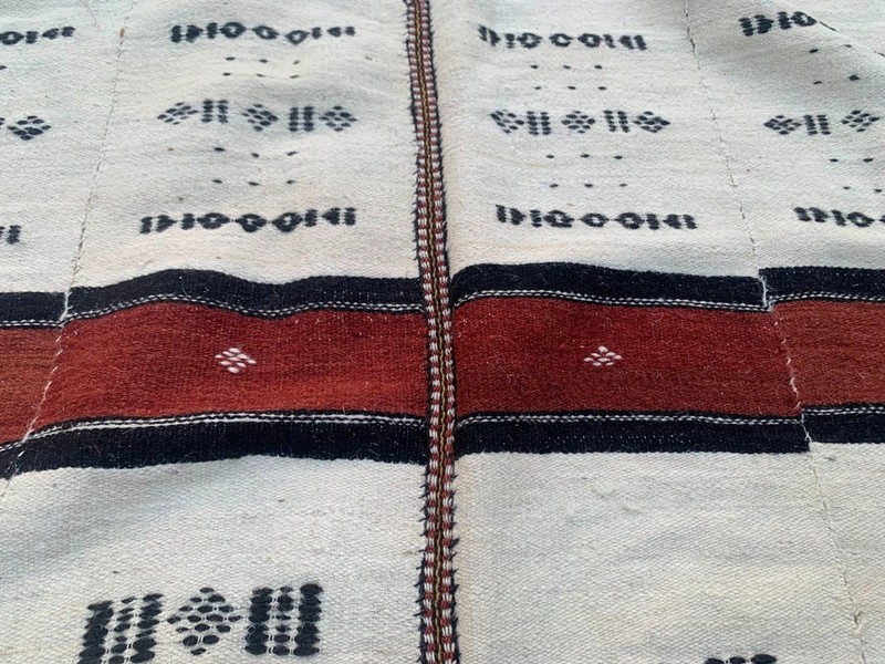 Vintage African Fulani Blanket Handmade Fulani Wedding Hanging Tent Mali 5x8 ft gallery