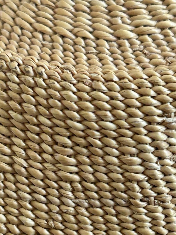 Vintage Authentic Handwoven Bolga Fedora Grass Hat West Africa gallery