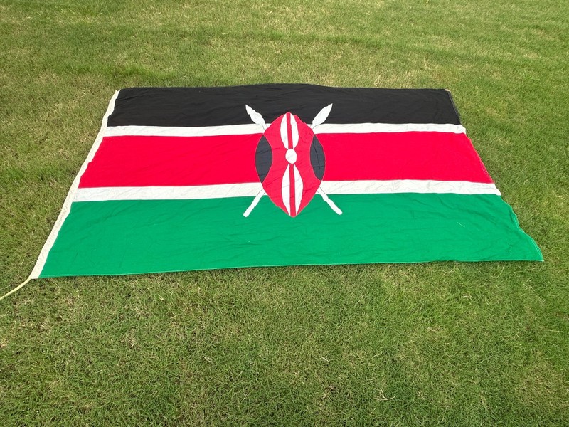 Authentic Cloth Stitched Kenya Flag – 108″ x 68″