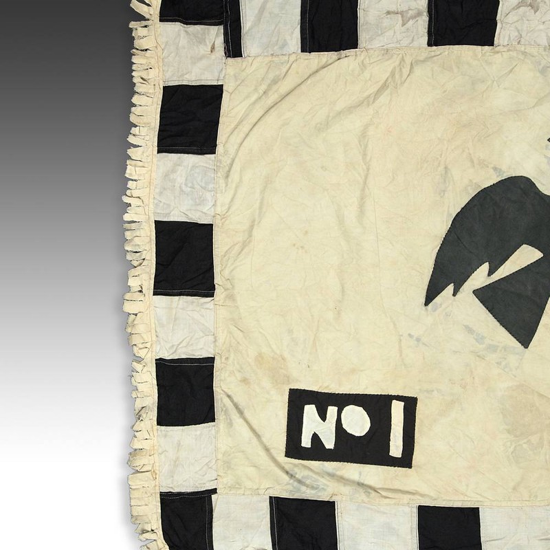 FRANKAA ASAFO MILITARY WARRIOR FLAG COTTON APPLIQUE FANTE GHANA WEST AFRICA gallery